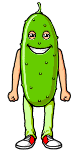 Dancing pickle man!
